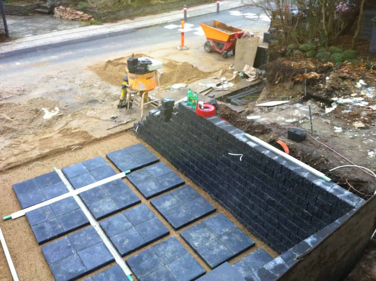 Arbejde på pladsen